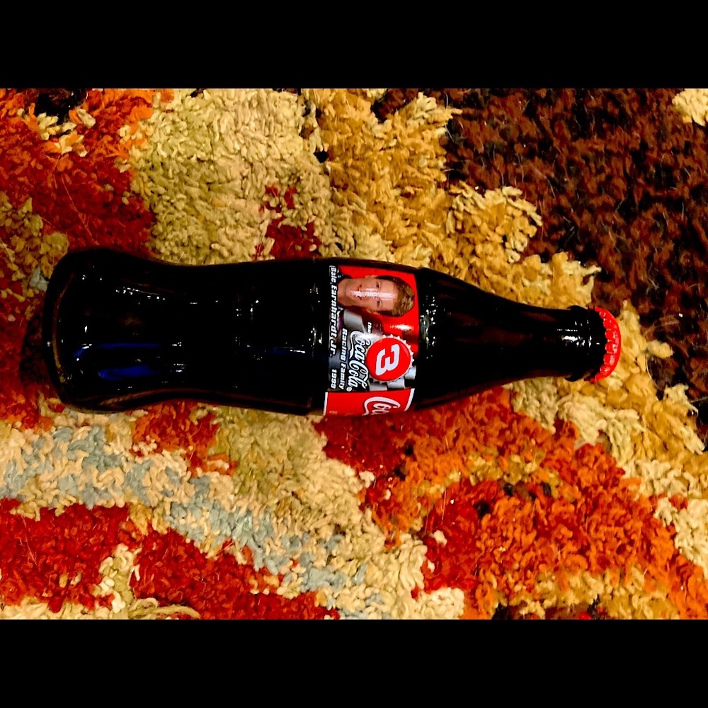 Dale Earnhardt Senior Dale Earnhardt Junior Coca-Cola bottles